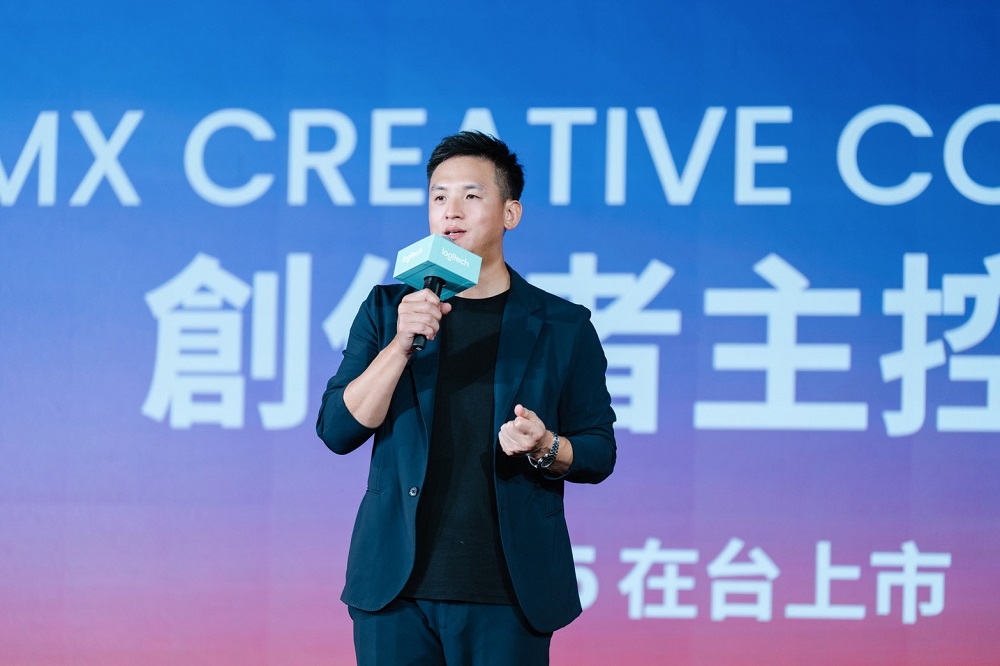 Logitech 台灣香港區總經理施前江 Aries 表示　MX Creative Console 係為創作者主控台為創作者打造出未來解決方案